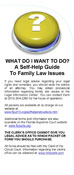 Self-Help Guide to Family Law Issues Brochure
